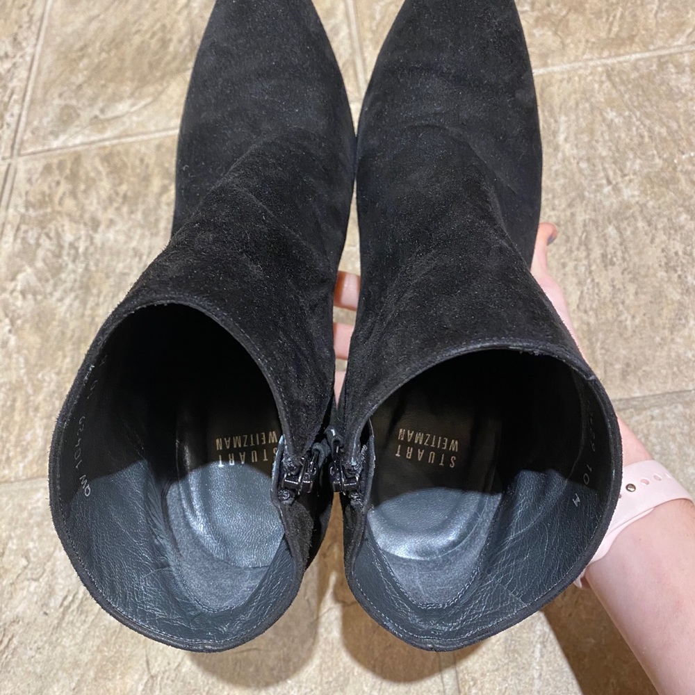 Stuart Weitzman Black Booties - Picture 4 of 8